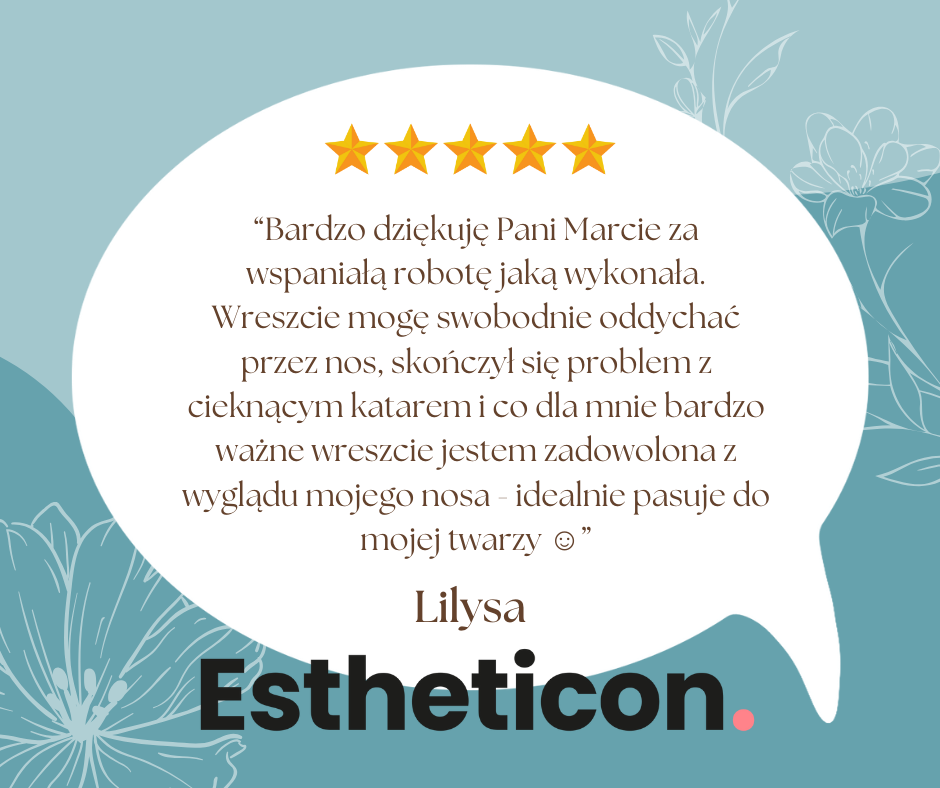 Opinie pacjentów Estheticon o chirurgu plastycznym Marta Raczkowska