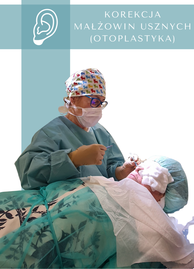 Korekcja małżowin usznych (otoplastyka)